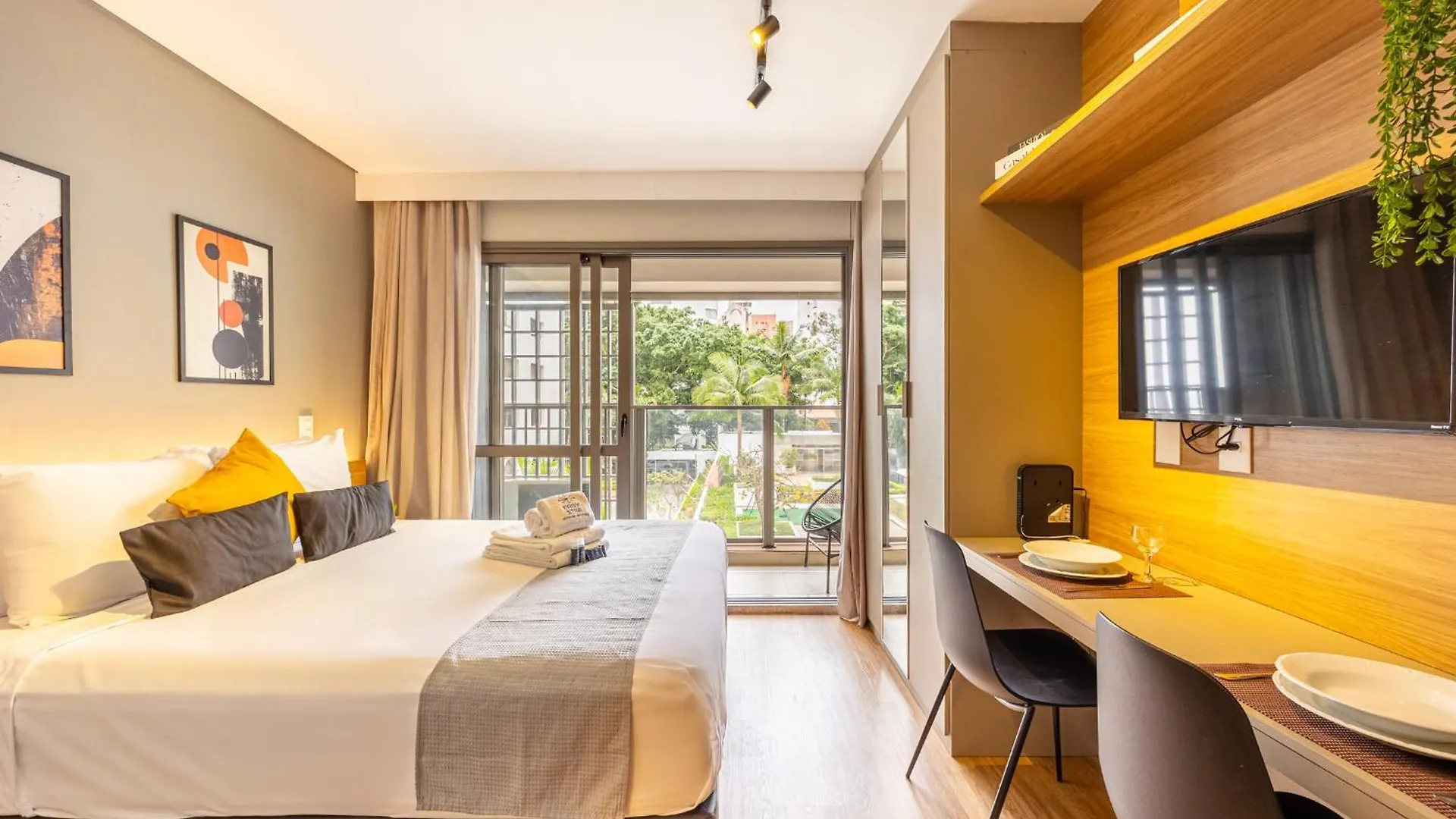 Apartment Easy Star - Charmoso Studio No Novo Brooklin - Is03I Sao Paulo