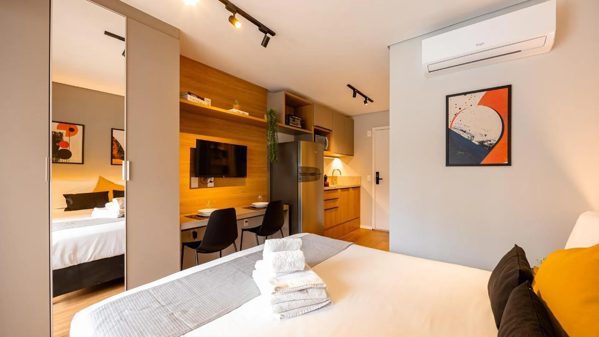 Apartment Easy Star - Charmoso Studio No Novo Brooklin - Is03I Sao Paulo