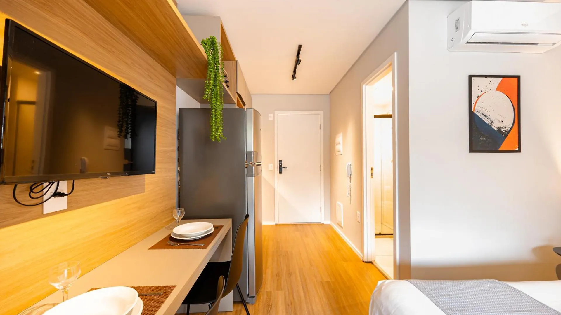 Apartment Easy Star - Charmoso Studio No Novo Brooklin - Is03I Sao Paulo Brazil